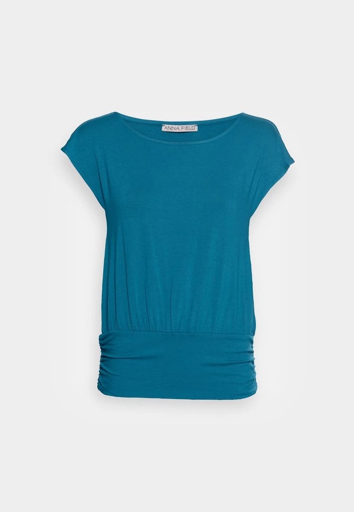 T-Shirt ANNA FIELD Anna Field Basic T-shirt Bleu Femme | VNT-7530856